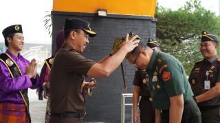 Kejati Riau Sambut Kunjungan Jaksa Agung Muda Pidana Militer Dari Kejagung RI